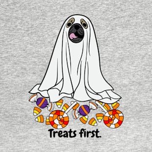 Treats First Ghost Dog T-Shirt